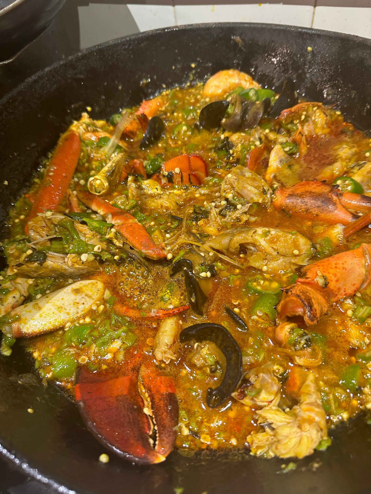 Seafood Okra (Small Pan)